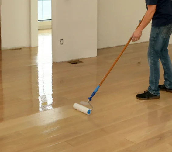 Hardwood refinishing services offered by Classic Carpet & Flooring in Florissant MO