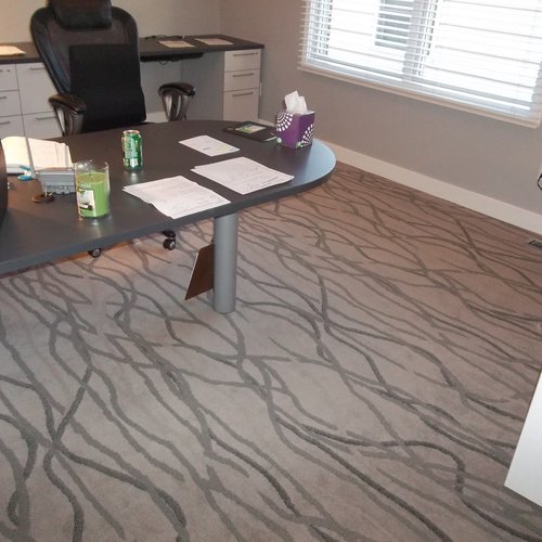 Clayton, MO | Shaw Contract Commercial Carpet used in a home office